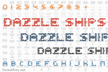 Dazzle Ships Font