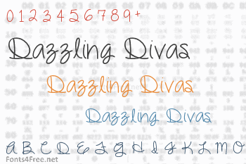 Dazzling Divas Font