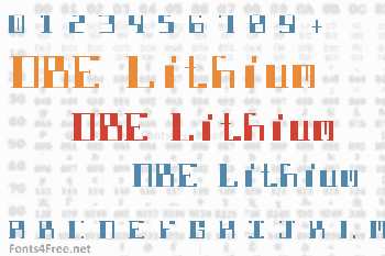 DBE Lithium Font