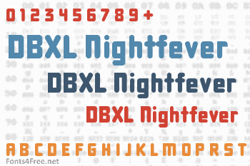 DBXL Nightfever Font