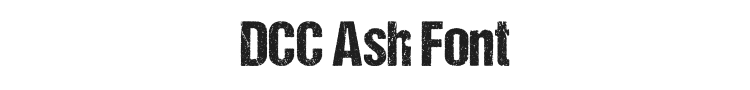 DCC Ash Font Preview