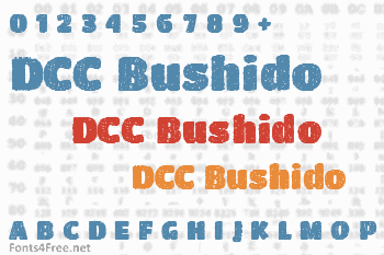 DCC Bushido Font