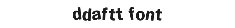 DdaftT Font