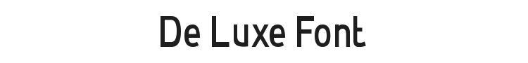 De Luxe Font