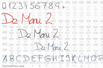 De Manu 2 Font