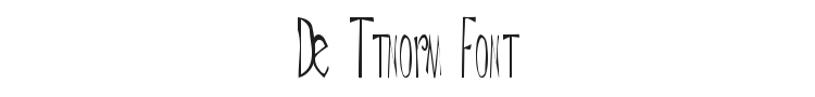 De Ttnorm Font Preview