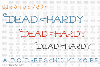 Dead Hardy Font