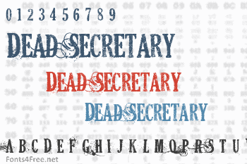 Dead Secretary Font