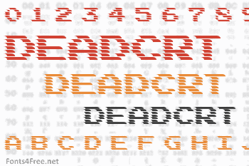 DeadCRT Font