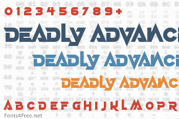 Deadly Advance Font