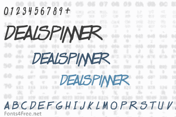 Dealspinner Font