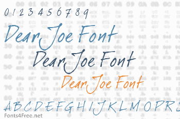 Dear Joe Font