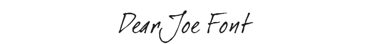 Dear Joe