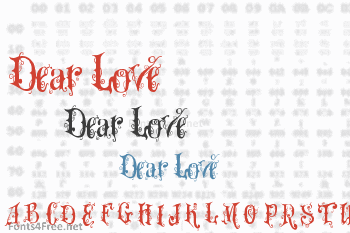 Dear Love Font