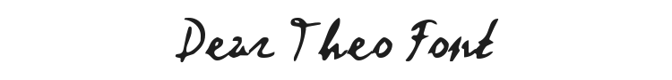 Dear Theo Font Preview