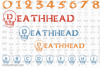 Deathhead KeltCaps Font