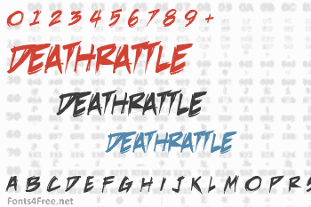 DeathRattle Font