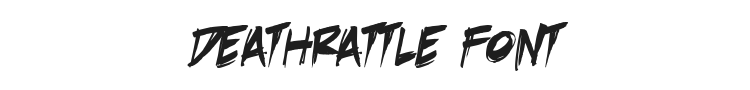 DeathRattle Font Preview