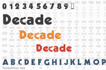 Decade Font