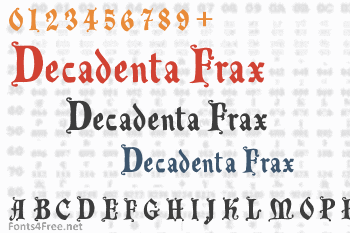 Decadenta Frax Font