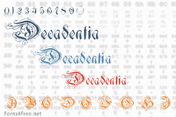 Decadentia Font