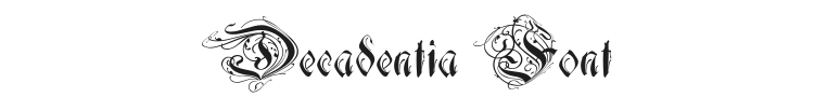 Decadentia Font