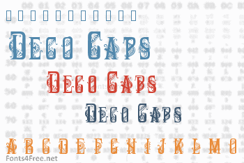 Deco Caps Font
