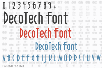 DecoTech Font