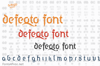 Defeqto Font