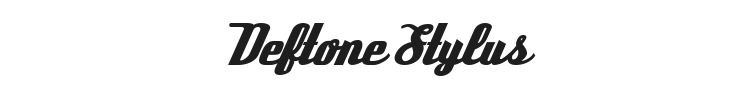 Deftone Stylus Font