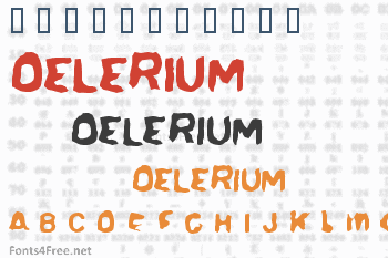 Delerium Font