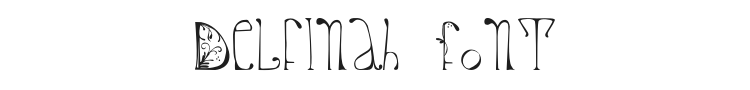 Delfinah Font Preview