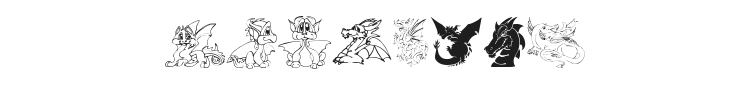 Delightful Lil Dragons Font