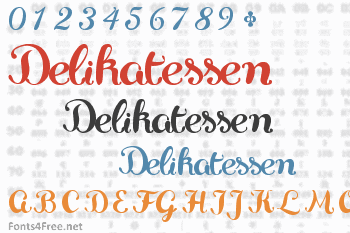 Delikatessen Font