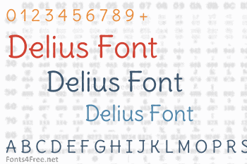 Delius Font