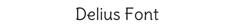 Delius Font