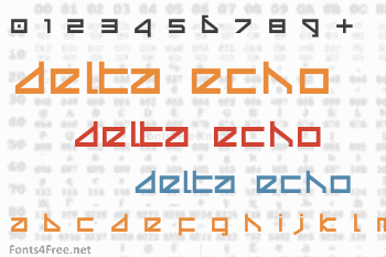 Delta Echo Font