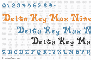 Delta Hey Max Nine Font