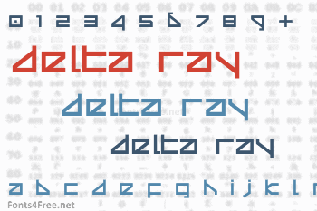 Delta Ray Font