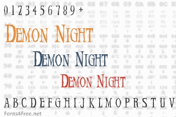 Demon Night Font