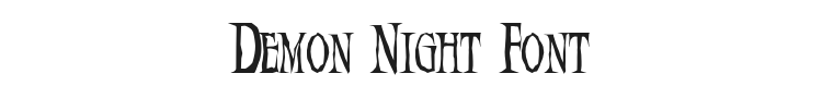 Demon Night Font