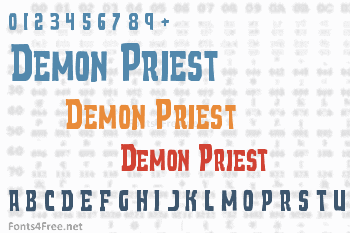 Demon Priest Font