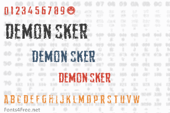 Demon Sker Font