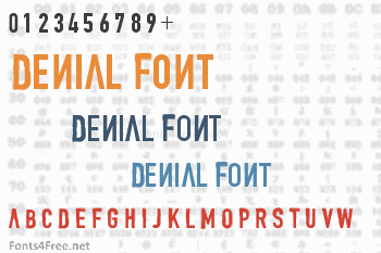 Denial Font