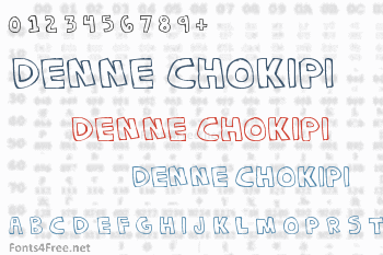 Denne Chokipi Font