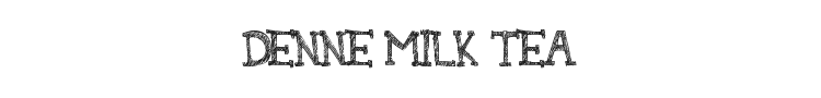 Denne Milk Tea Font