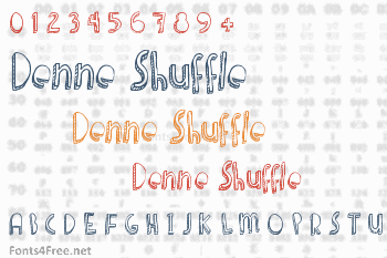 Denne Shuffle Font