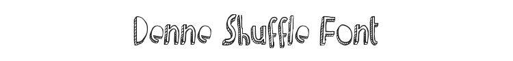 Denne Shuffle Font