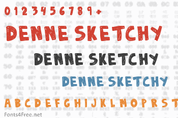 Denne Sketchy Font