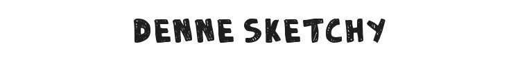 Denne Sketchy Font